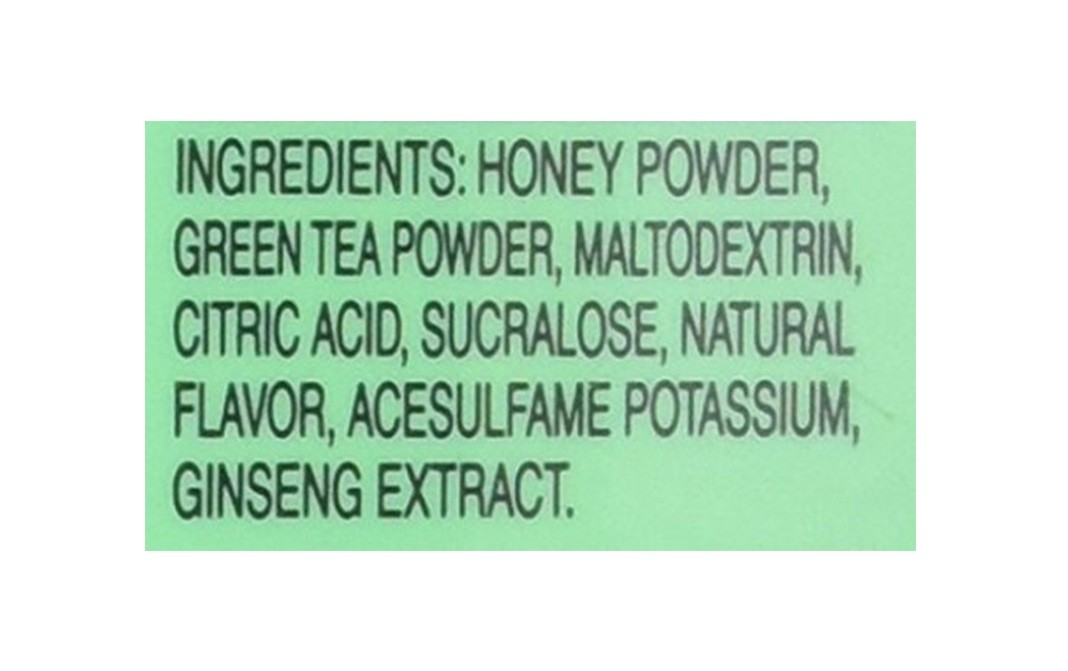 AriZona Green Tea With Ginseng And Honey   Container  48 grams